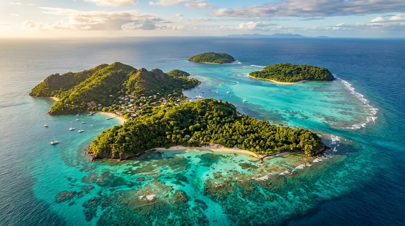 The Cayman Islands Aerial View